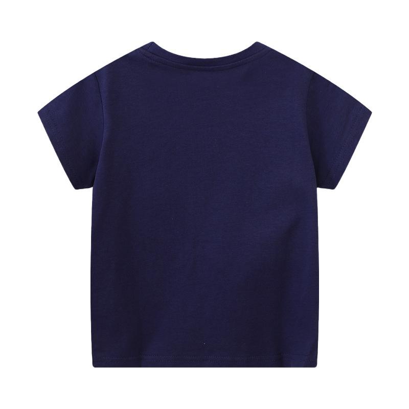 Jumping Meters New Arrival Spaceman Print Summer Boys Tshirts  Toddler Animals Cotton Clothes Kids Tees Tops