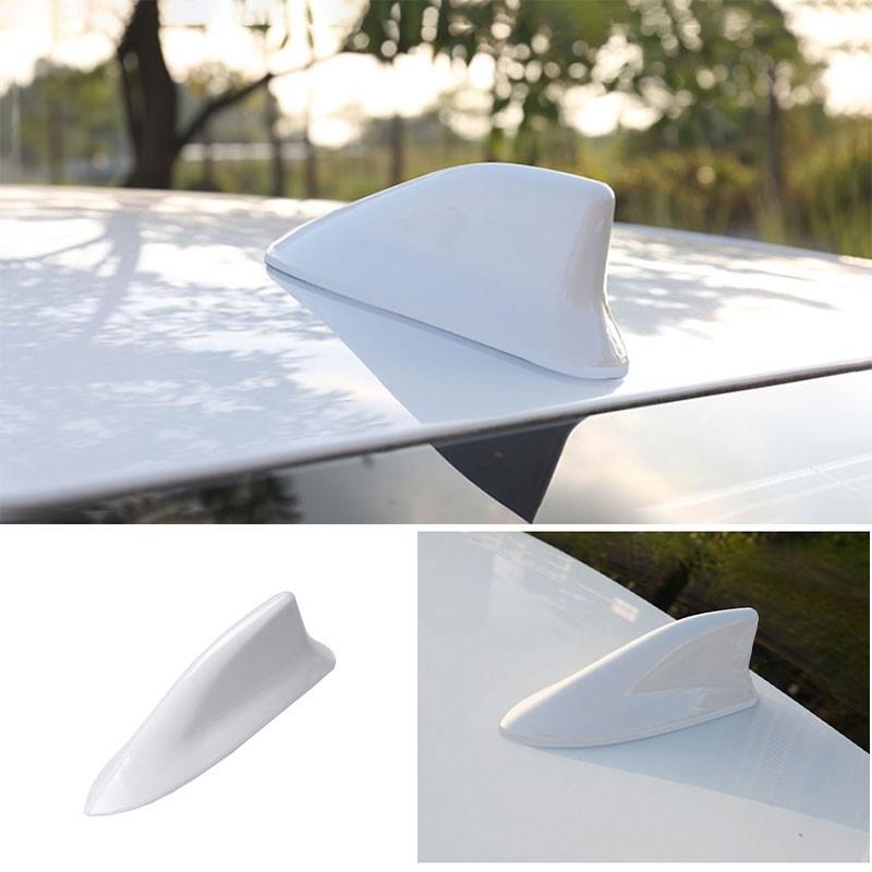 For Toyota Corolla 2014-19 Glossy White Shark Fin Antenna Aerial Receiver Cover