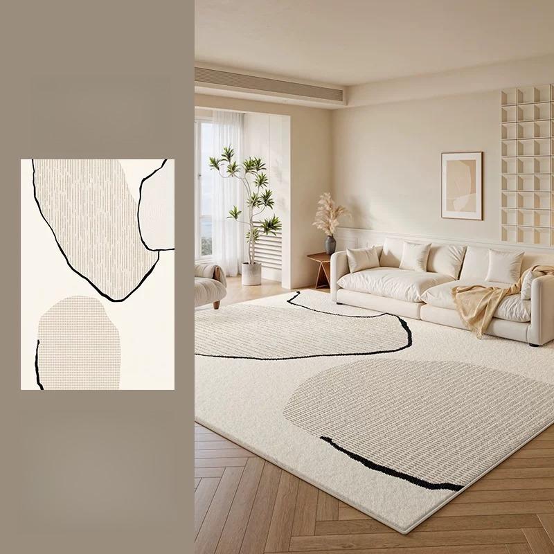 Modern Style Living Room Decoration Washable Carpet Home Fluffy Soft Rug Large Area Rugs for Bedroom Thick Plush Study Floor Mat