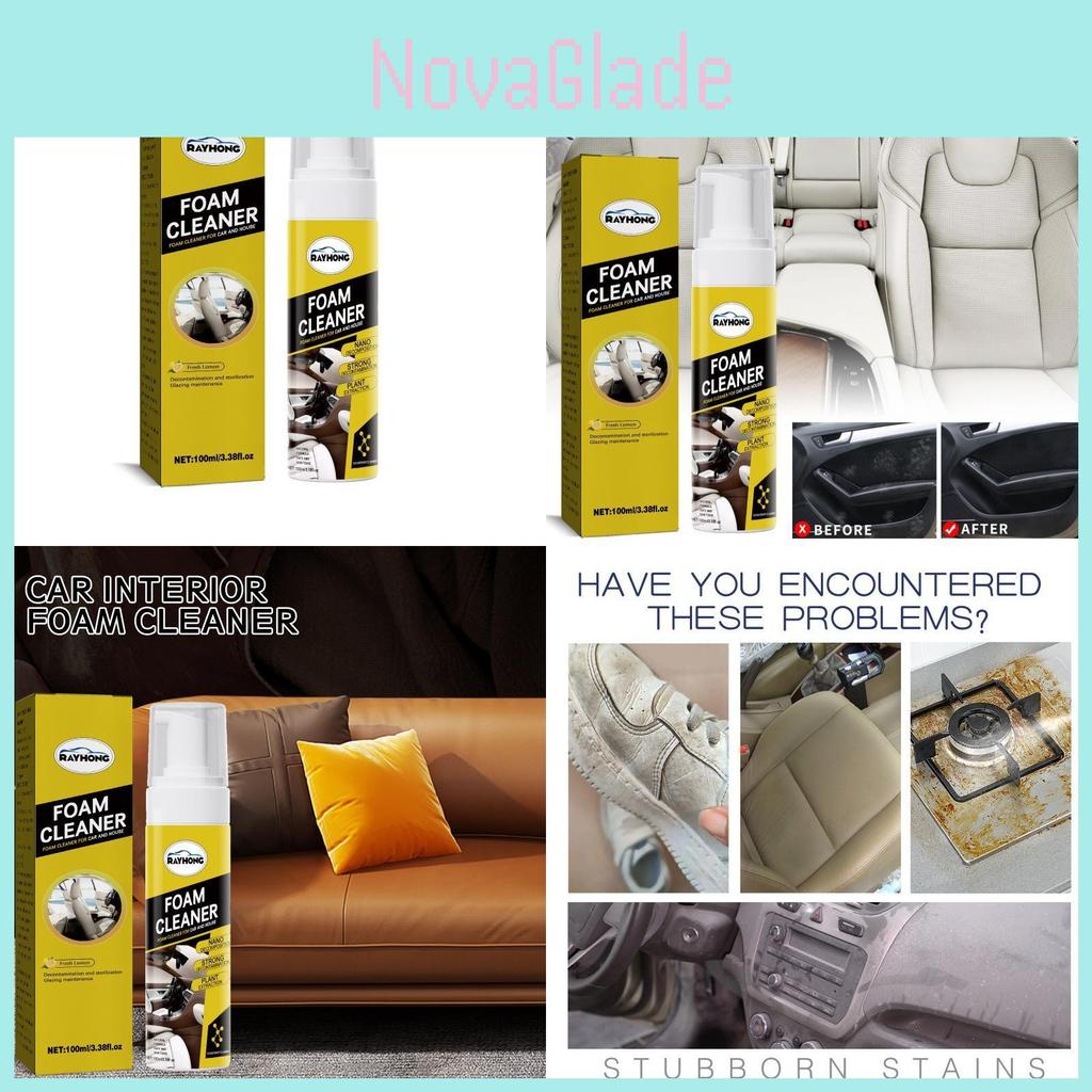 Rayhong Motoryzacyjny Środek do Czyszczenia Piankowego Wnętrza Samochodu Do Siedzeń, Desek Rozdzielczych i Tapicerki