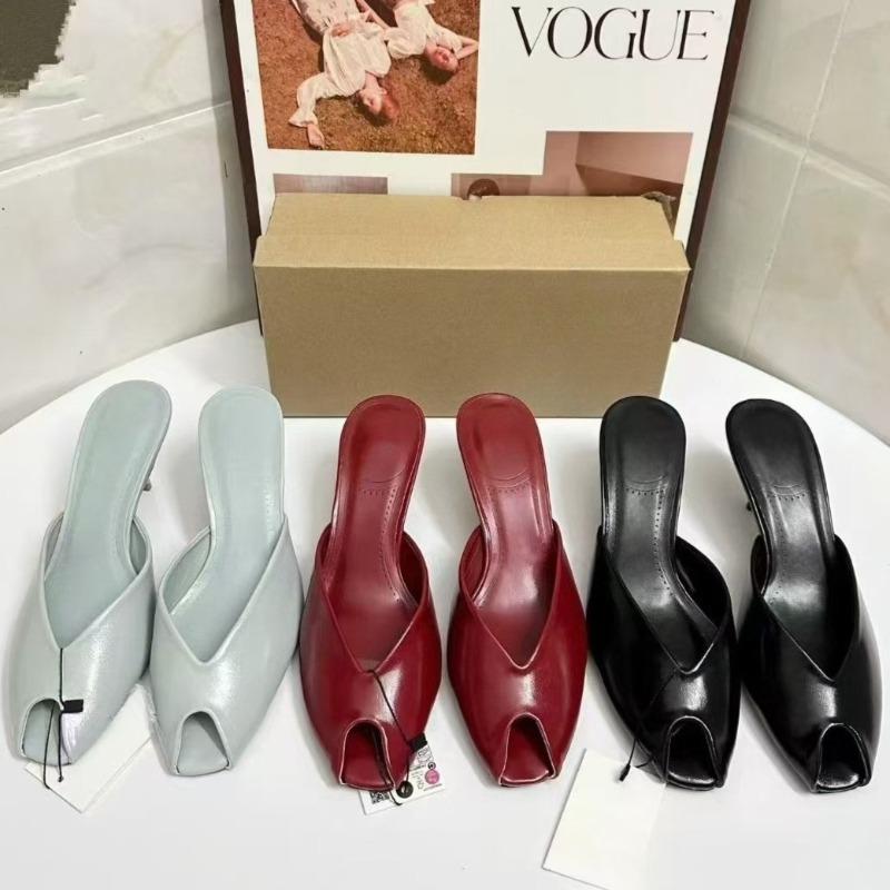 Sandali con Tacco Alto Donna Peep Toe Marca Soleist Pelle Verniciata Banchetti Designer Stiletti Taglia Grande Eleganti Sexy Scarpe a Ciabatta da Donna