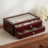 Multi Layer Jewelry Box Luxury Style Wooden Basic Container Design Storage for Women, Bride,