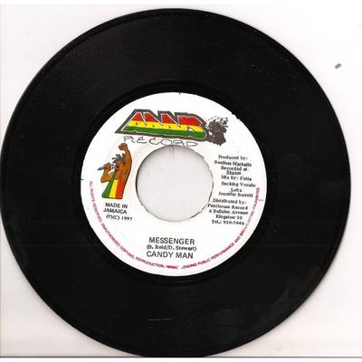 7-tums Skiva CANDY MAN - Messenger NONE Addis Records 1997 Jamaica Reggae, Ska & Dub Använd
