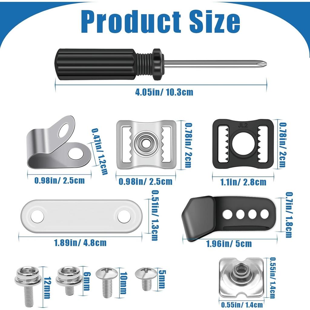 31PCS Hockey Helmet Repair Kit, Football Helmet Hardware Kit Include 2 J Clips/ 4 Rubber Gaskets/ 4 R Shape Football Visor Clips/ 16 Screw Nuts