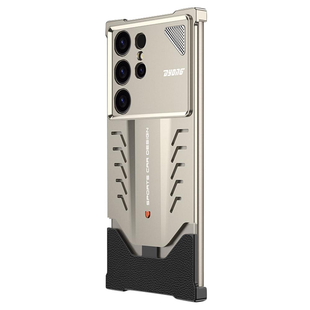 DYONG Pentru Samsung Galaxy S25 Ultra Carcasă Metalică Design Snap-Open Disipare Căldură Rezistent la Șocuri Husă Telefon