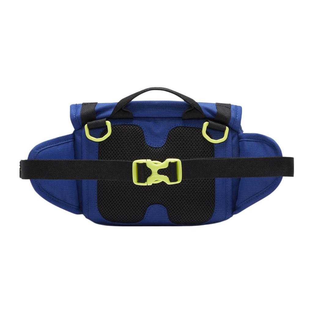 New Nike Polyester Nylon Blend Crossbody Fanny Pack Regular Unisex Dark Royal Blue & Atomic Green DJ9681-455