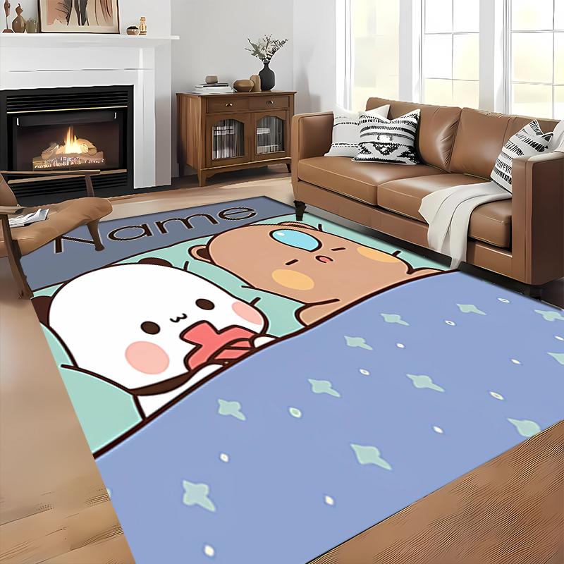 Custom personalization Bubu and Dudu Area Rug - Perfect For Kitchen, Bathroom,Laundry Room Decor Large Size Available,Gift All Seasons