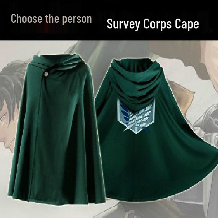 AOT Survey Corps Nylon Cloak - Eren & Mikasa