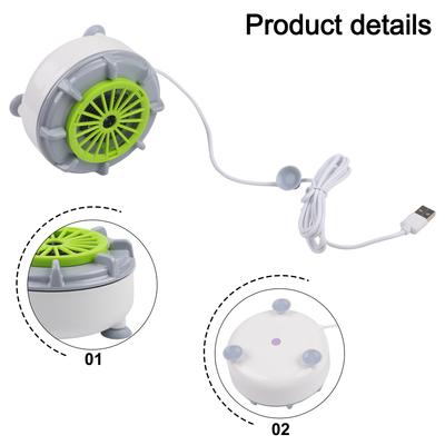 Dispositivo de Lavado de Frutas y Verduras para Cocina del Hogar con Estructura de Lavavajillas Turbo y Funcionamiento Alimentado por USB con Electrólisis