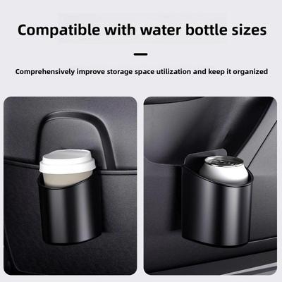 Car Door Cup Holder Box Back Clip Design Drink Rack Storage Bin Universal Car Seat Back Water Cup Box Organizer