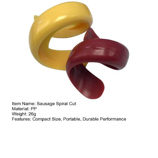 1 Set Sausage Spiral Cutter SLICED YOUR WIENER Hot Dog Slicer Spiral Hot Dog Cutters Hot Dog Slicer Grilling Tools for Grilling BBQ