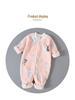 Coral Fleece Flannel Romper: Thick Velvet Homewear for Babies - Autumn/Winter