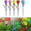 Stylish Solar Energy Tulip Garden Light Water Proof Led Lights For Lawn And Landscape