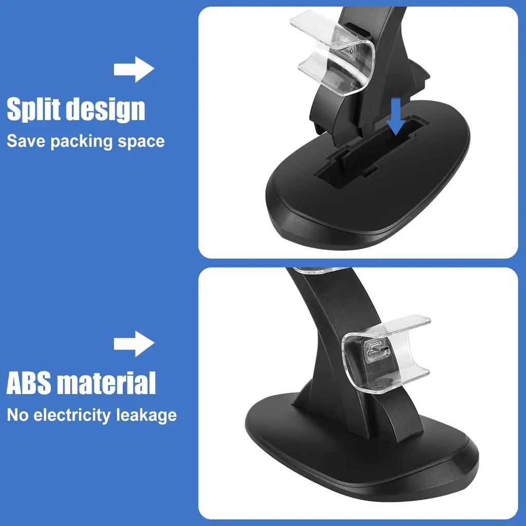 For PS5 Controller Type-C Dual Sense Charging Station Dual Charging Dock Charger Stand for PlayStation 5 Game Accessories