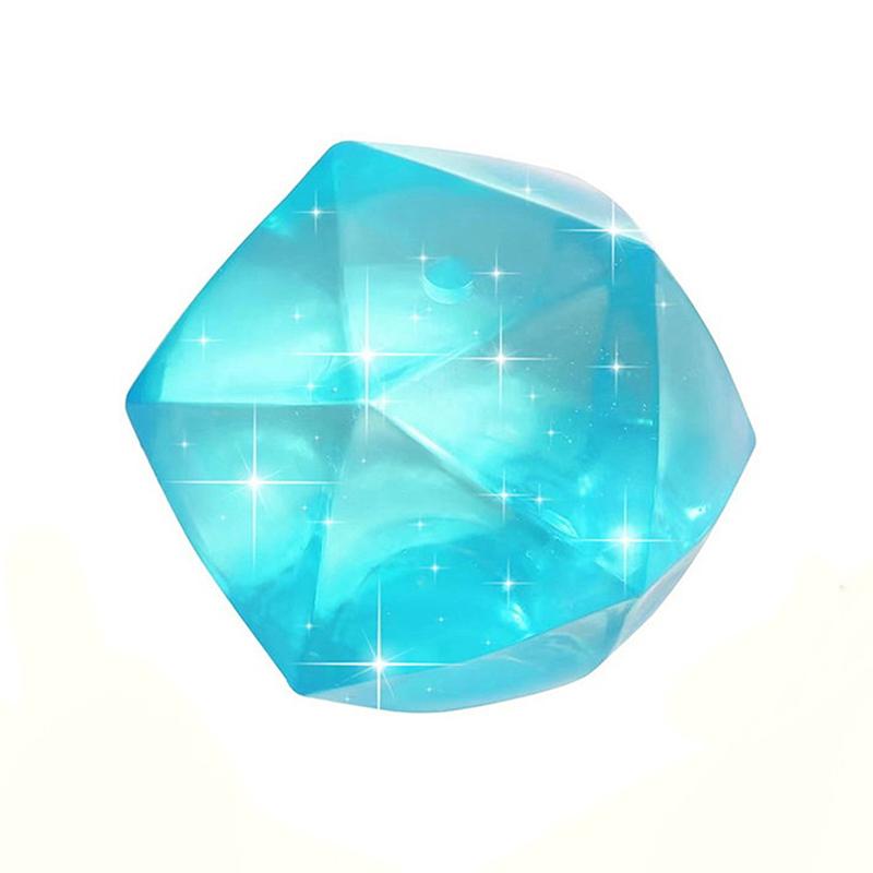1 Stuks Diamant Kubus Maltose Fidget Speelgoed Squishy Stressbal Knijp Requisieten Stressverlichting Sensorisch Speelgoed Voor Volwassenen Angst ADHD blauw