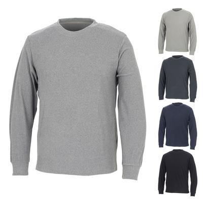 KIM YOUNG JOO GOLF Winter High-Density Reversible Fleece Thermal Crew Neck Men'S Brushed T-Shirt Dpwmts35