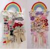 Rainbow Lace Hairpin & Headband Organizer for Kids' Room Decor