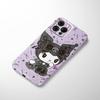 Sanrio Kuromi Cartoon Case for iPhone 17 Air 14 X 13 11 15 Plus XR 16 Pro Max 12 Hard Phone Cover