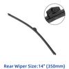 14" 350mm Rear Wiper Blade & Arm Set Kit For BMW X1 2016-2020 Windshield Windscreen Tailgate Window Rain Brush
