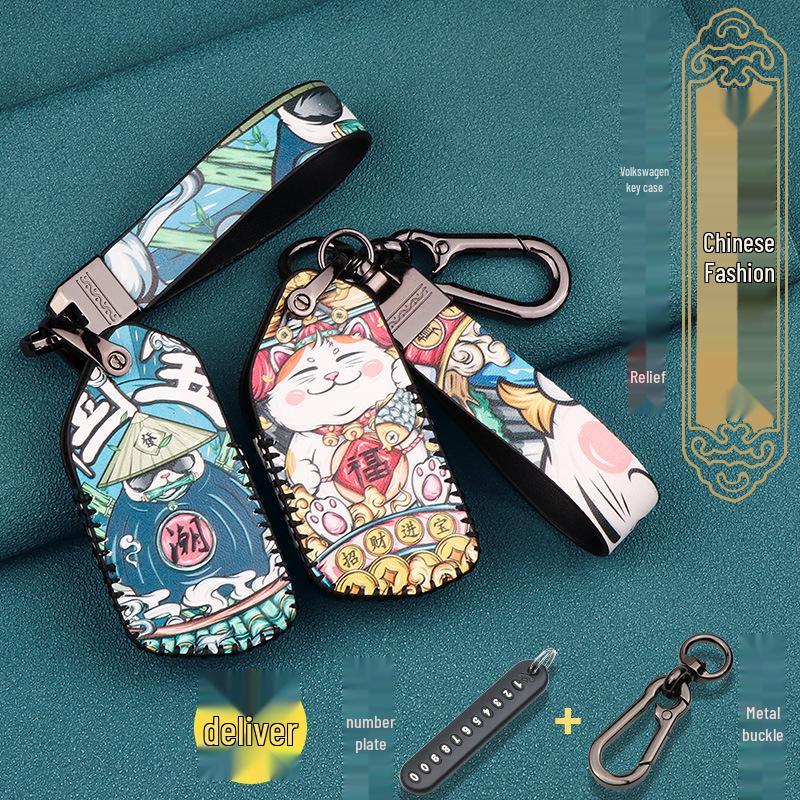 Volkswagen ID.4X/ID.6X/CROZZ, Teramont X, Skoda Octavia Pro, Lanjing Schlüsselhülle