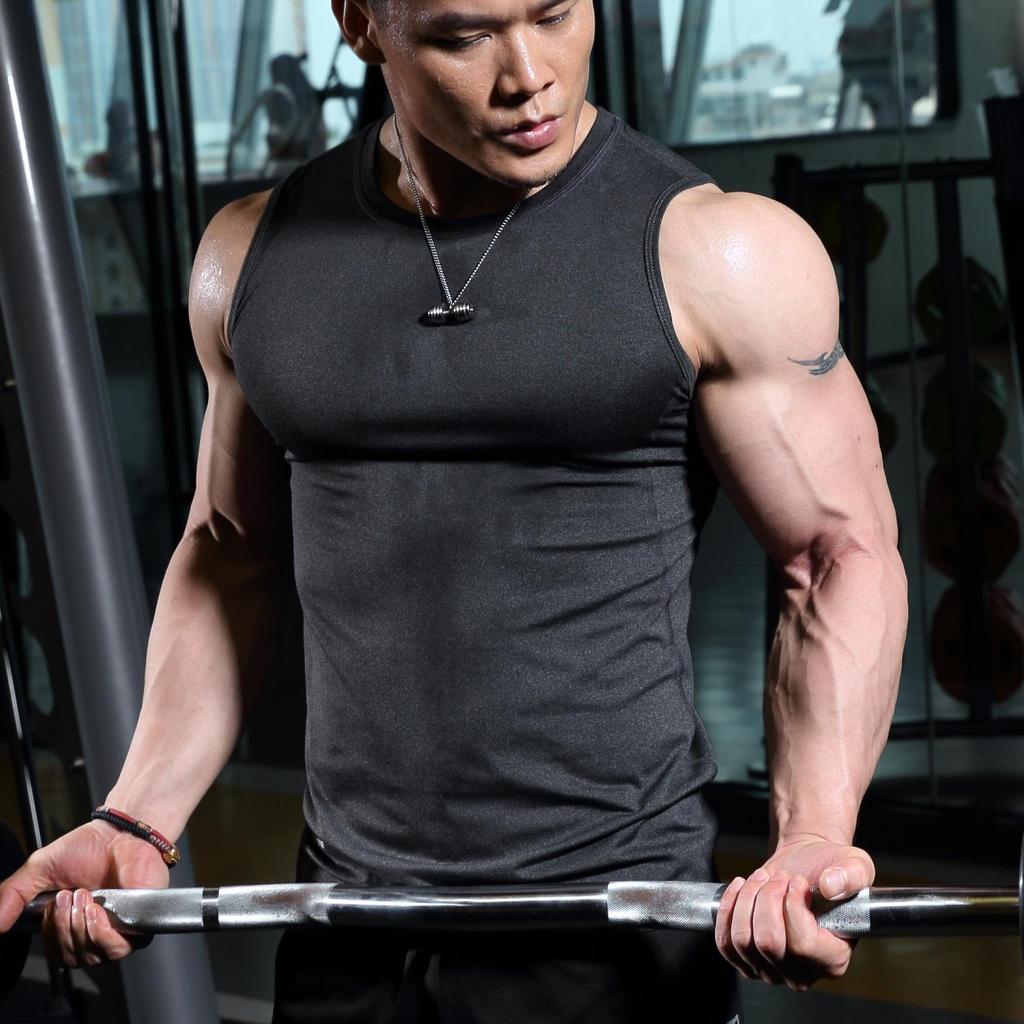 2025 Men's Quick-Dry Muscle Fit Gym Vest