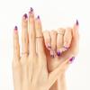 Verniaongles Real Parts Long Oval Type Gel Nail Tips - Awesome Purple