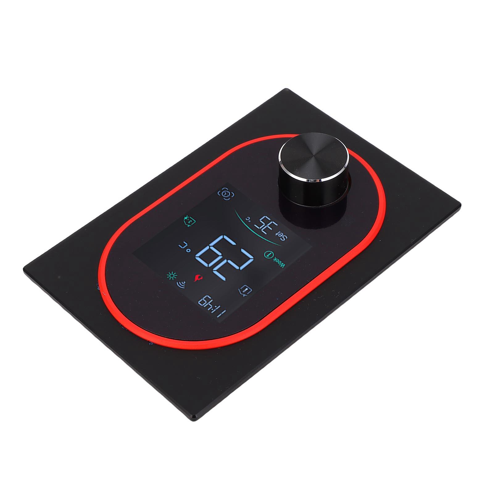 

Smart Knob Thermostat 2.4GHz WiFi Programmable APP LCD Touch Control for Home Room Water Heating
