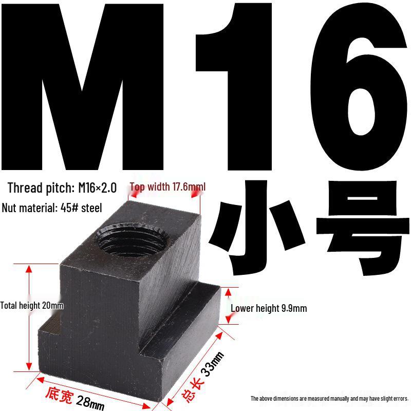 Kangfei 45# Steel T-Nut for M6-M20 Bolts