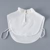Classic Cotton Fake Collar Half Shirt Fuax Collar for Women Fashion Detachable Lady Shirt False Collar