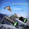 Hochleistungs-8x21-HD-Fernglas für Erwachsene, Bak4-Prisma, ultrahell, wasserdicht, mit Telefonadapter, Stativ für Vogelbeobachtung, Jagd, Wandern