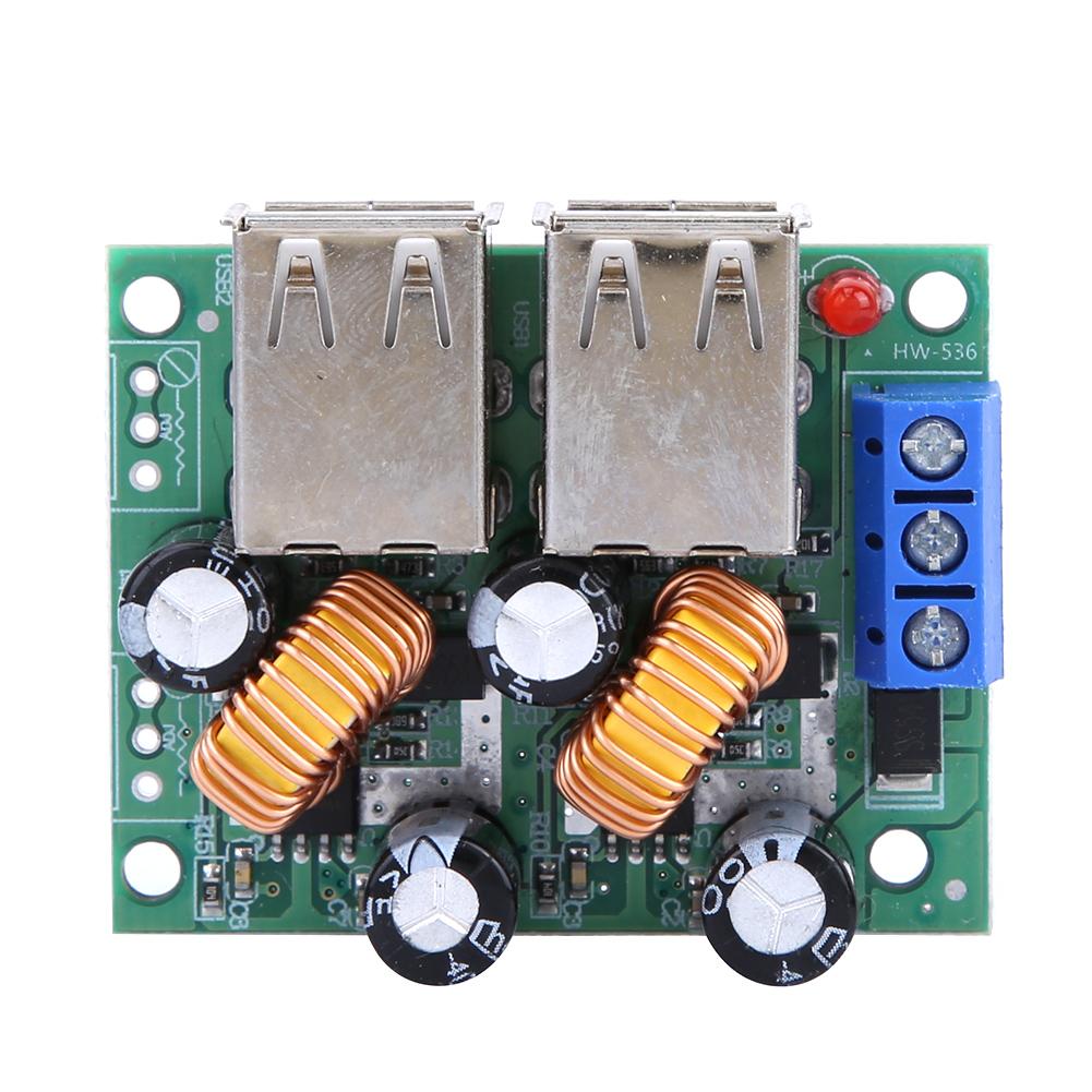 

740V to 5V 3A 4 USB Interface Car Charger Buck Module Step Down Board