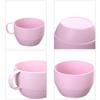Handle Eco-friendly Kitchen Supplies Reusable Drinkware Coffee Mug Wheat Straw Cup Drinking Cup