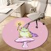 1pc Office Carpet Chair Mats Frog Wizard On Mushroom Perfect for Decorating Office Chairs, Living Rooms, Or Bedrooms