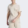Adidas Essentials Single Jersey 3-Stripes T-Shirt Men Tops Beige IJ8685