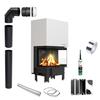Fireplace Insert KRATKI REGNOR 8 kW Ø200 BLACK Closing Mounting Kit