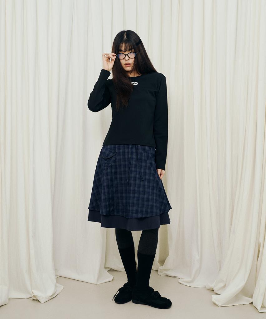 Mihebeu Classic Small Symbol Long Sleeve Black