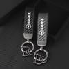 Carbon Fiber Car Keychain Key Chain Ring Metal Leather For Opel Insignia Zafira B Vectra C B Mokka Vectra Astra H G J Corsa D