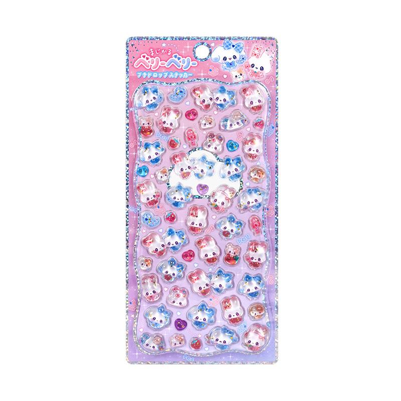 Cartoon 3D Embossed Crystal Children's Stickers Cat and Bunny DIY Decorative Phone Puzzle Reward Stickers