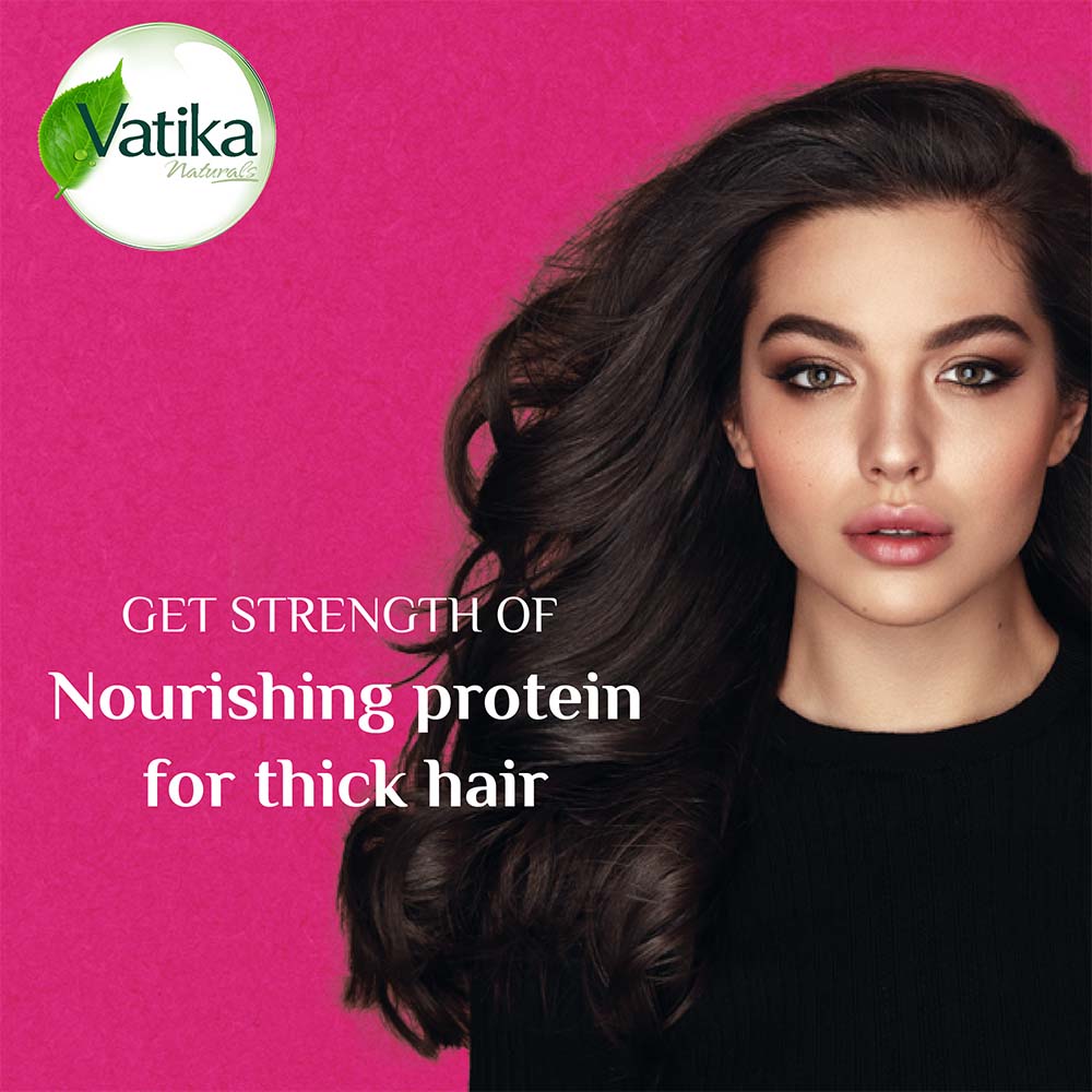 Nourishing Protein Shampoo with eggs protein 400 ml Vatika Dabur