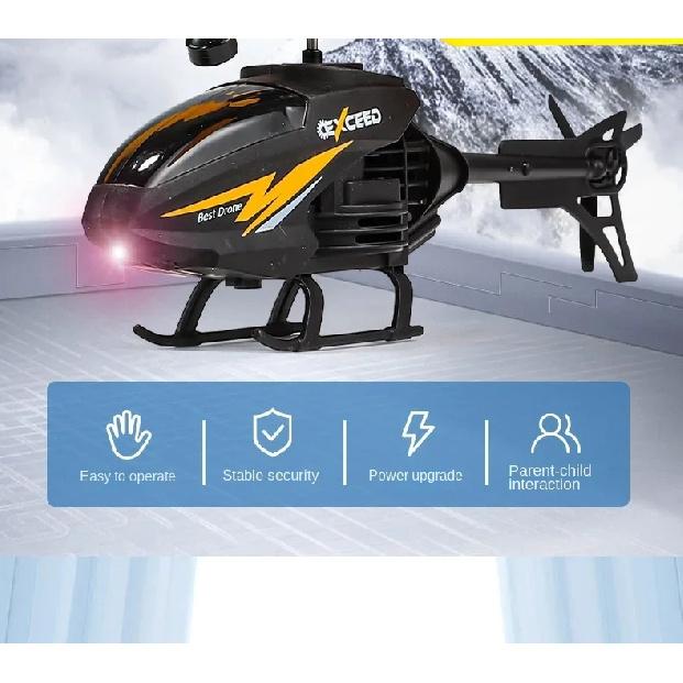Rc Aircraft Remote Control Helicopter 2 Channel Gesture Control Suspension Helicopter Aircraft Model Toy with Light Toy for Boys