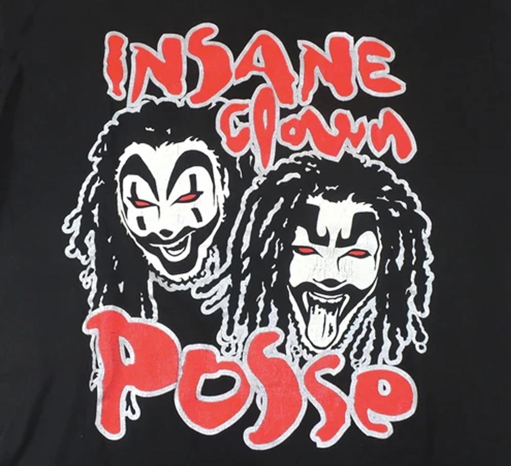 Винтажная мужская футболка Insane Clown Posse Черная Унисекс Футболка Все Размеры S-4XL TA1847 Унисекс Футболка S