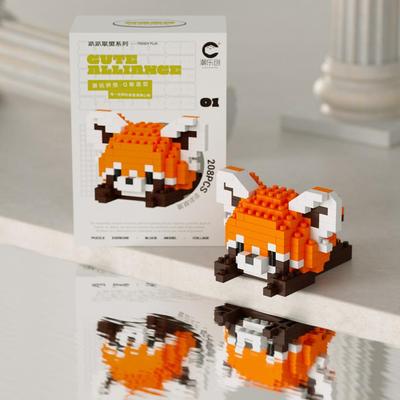 Blocs de construction créatifs, modèle de dessin animé d'animaux mignons, jouets de bricolage pour enfants, cadeau pour filles