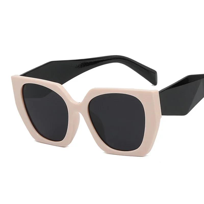 Outdoor Big Frame Square Sunglasses Women Men Lovely Geometric Sun Glasses Mirror Black Colors Designer Brand Fashion