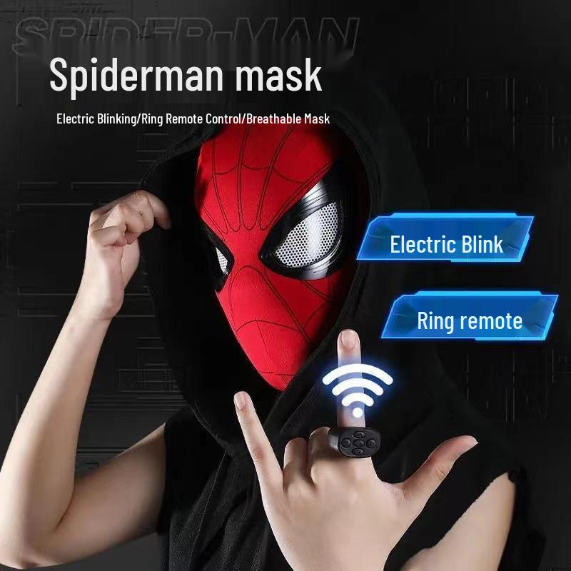 Luminous Blinking Venom Spider-Man Mask for Adults & Kids