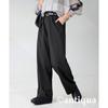 [antiqua] [Antica] punch tack pants ladies bottoms PN-00556 Medium 05 black