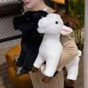 30/40cm Baby Goat Plush Doll Cute Animal Horned Sheep Plush Toys Simulation Doll   Children