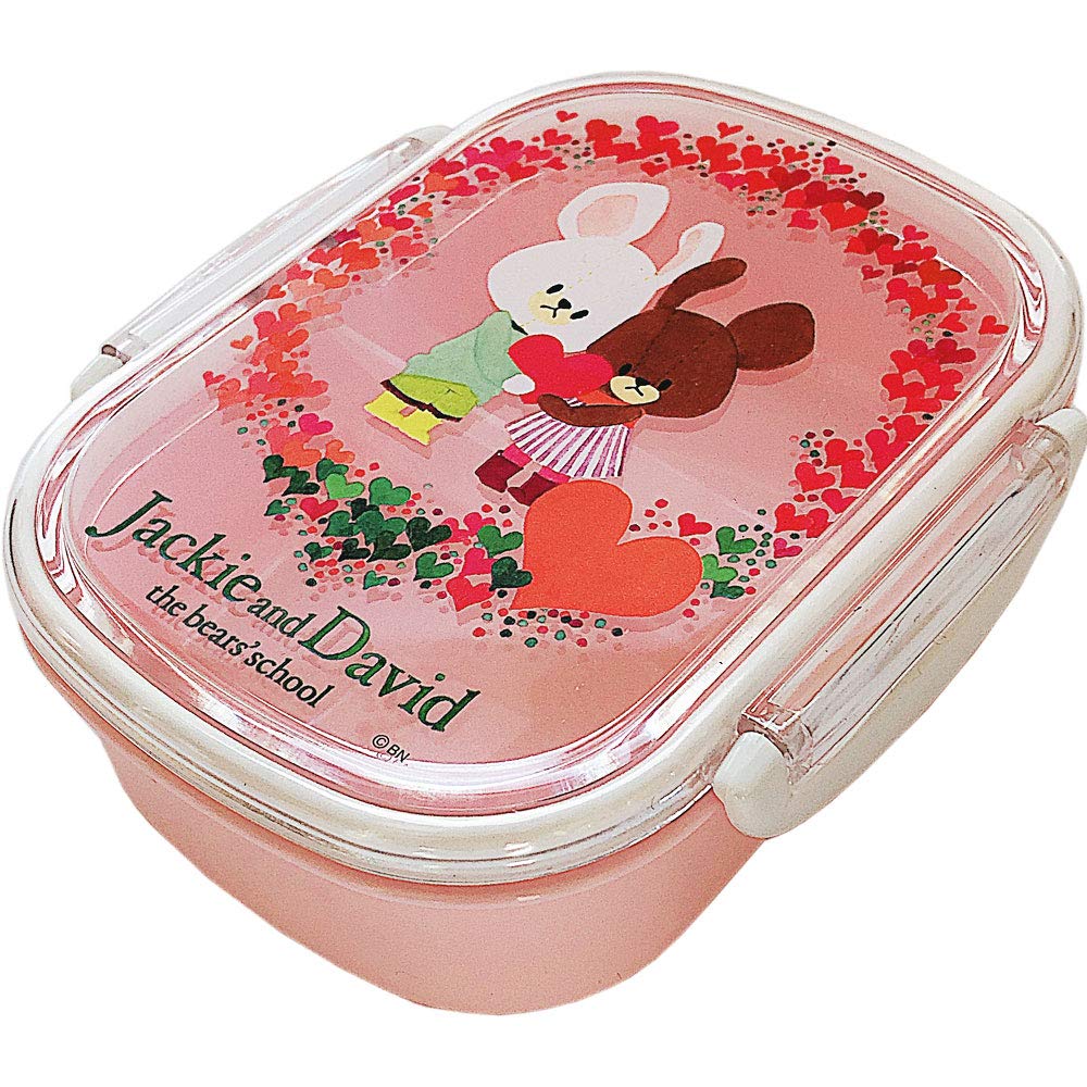 

Школьный квадратный ланч-бокс 360 мл Джеки и Дэвид Новая школа Новая школа Медведи [808886] персиковый