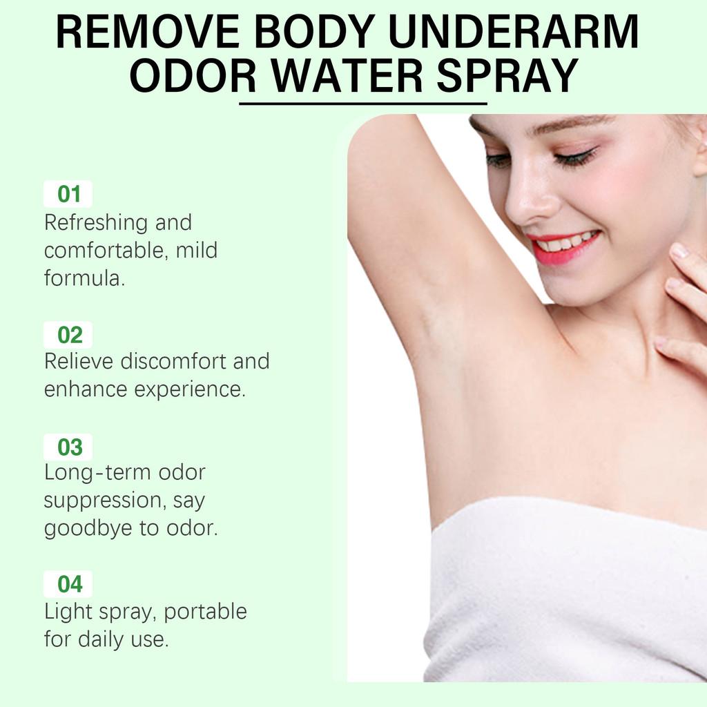 Refreshing Ouhoe Aloe Vera Underarm Spray Hydrating Moisturizing Scented Body Care For All Skin Types