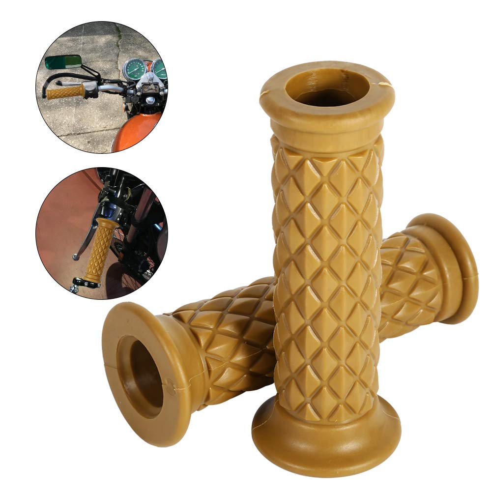 22mm Motorcycle Handbar Bike Grip Penetrating Anti-Slip Handbar Hand Grip Anti Skid Handlebar Rubber