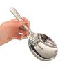 Short-Handled Large Stainless Steel Soup Spoon - Elegant, Thickened, High-Quality Kitchen & Hotel Serving Spoon